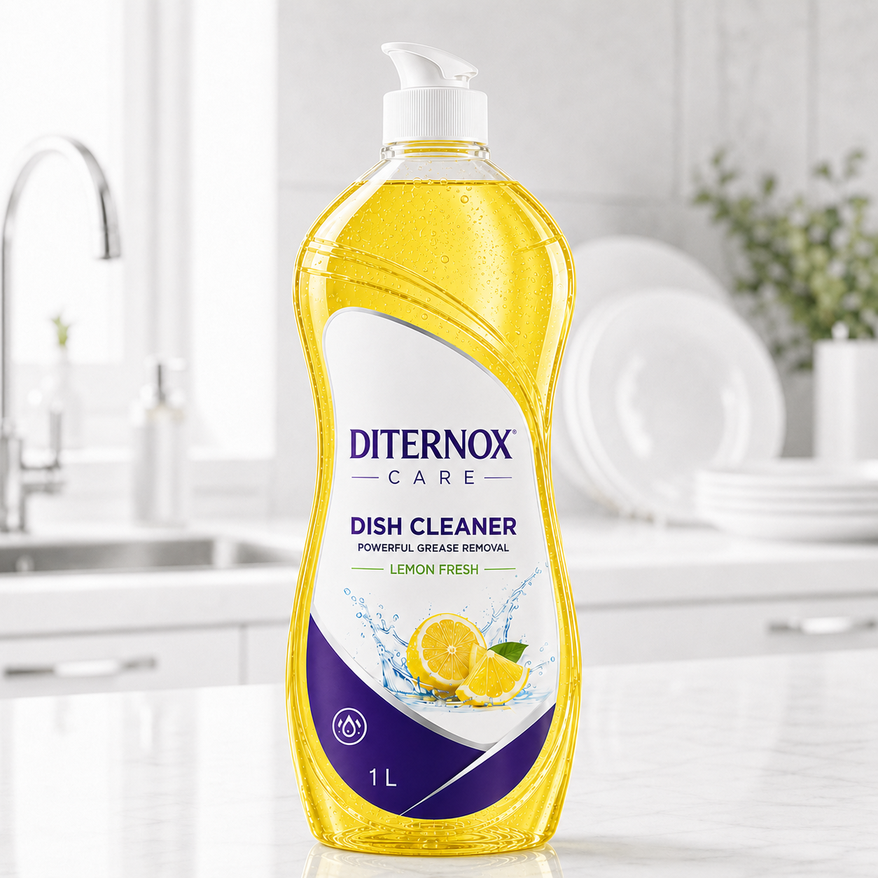 Diternox Care Dish Cleaner – Lemon Fresh